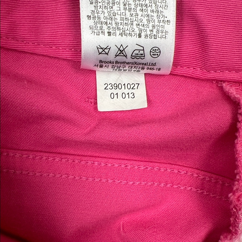 Brooks Brothers 346 Y2K Pink Cotton Stretch Mini Skirt 14 - Picture 8 of 8